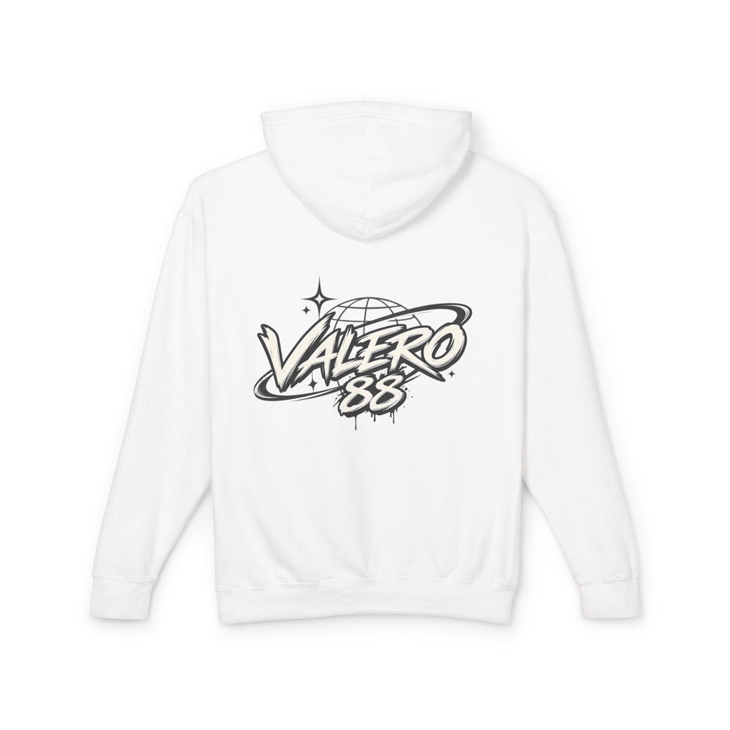 Valero 88 Graphic Hoodie — Retro Globe Logo Lightweight Pullover