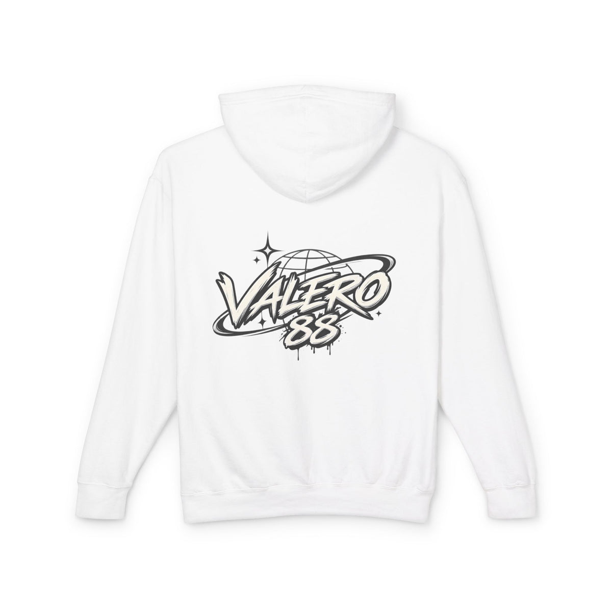 Valero 88 Graphic Hoodie — Retro Globe Logo Lightweight Pullover