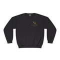 Valerio Art Co. Logo Crewneck Sweatshirt — Minimal Gold Chest Emblem